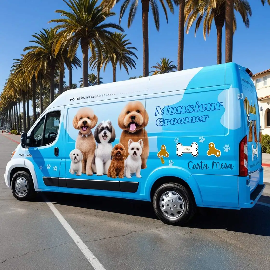 mobile dog grooming costa mesa