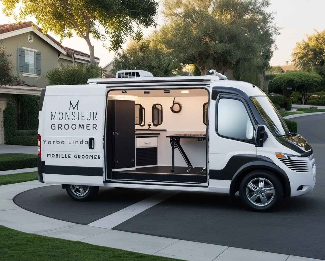 Mobile dog grooming Yorba Linda CA or nearby areas at home or office