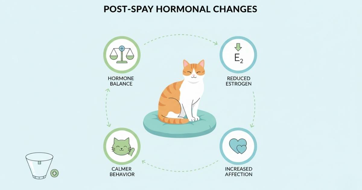 Why does my cat more affectionate after spay? 3 Understanding Hormonal Shifts After Spaying